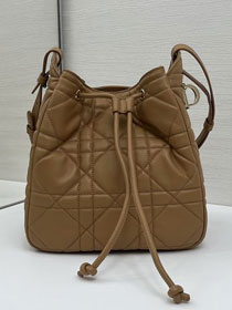 Dior original lambskin medium D-motion bag M2852 brown