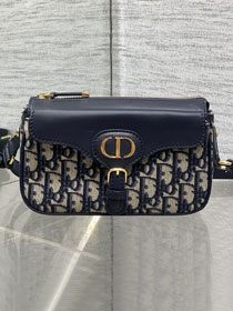 Dior original cotton mini 30 montaigne pocket M4600 dark blue