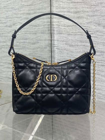 Dior original lambskin miss caro diorling mini bag S5253 black