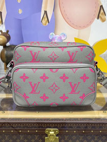 Louis vuitton original calfskin nil cross-body bag M15024 grey