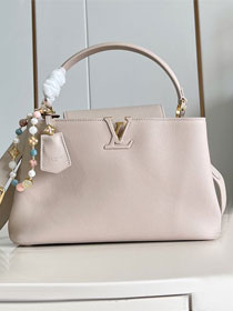 Louis vuitton original calfskin capucines MM souple M12929 black