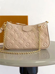 Louis vuitton original calfskin easy pouch M14421 dune