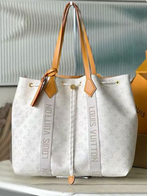 Louis vuitton original monogram canvas marina tote M14652 white