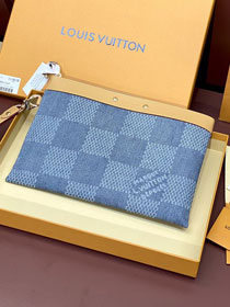 Louis vuitton original denim pochette to-go M81570 blue	