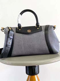 Louis vuitton original calfskin LV biker MM M14702 dark denim