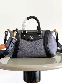 Louis vuitton original calfskin nano LV biker M14623 dark denim