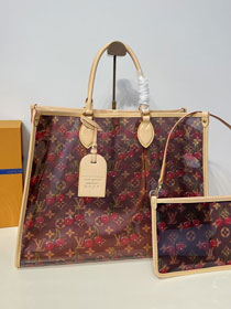 Louis vuitton original monogram cherry crystal onthego GM M14306