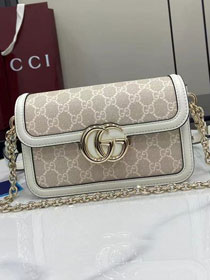 GG original fabric go small shoulder bag 826761 beige