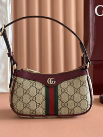 GG original fabric ophidia mini shoulder bag 838465 bordeaux