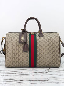 GG original fabric savoy medium duffle bag 834460 brown