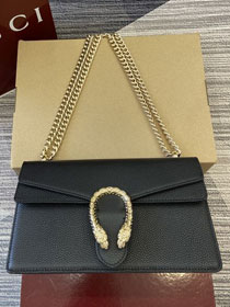 GG original grained calfskin dionysus medium shoulder bag 795005 black