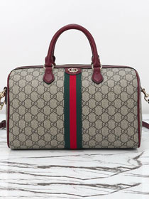GG original fabric ophidia large boston bag 836824 bordeaux