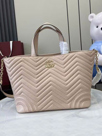 GG original lambskin betty medium tote bag 847387 pale pink