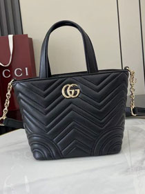 GG original lambskin betty small tote bag 847386 black