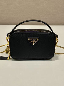 Prada original saffiano calfskin mini pouch 1NR025