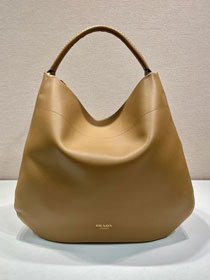 Prada original calfskin large tote bag 1BC219 caramel