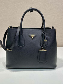 Prada original saffiano calfskin galleria large bag 1BG775 black