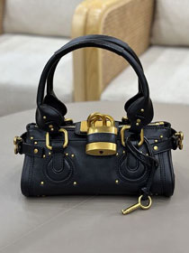 Chloe original calfskin small paddington bag CH0004 black