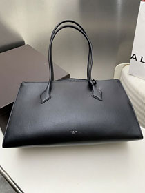 Alaia original calfskin teckel large tote bag AL0013 black