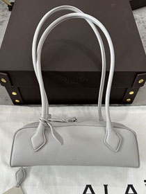 Alaia original lambskin le teckel small bag AL0023 light grey