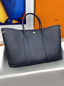 Hermes original negonda leather garden party large 36 bag HG0036 deep blue