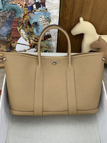 Hermes original negonda leather garden party large 36 bag HG0036 latte