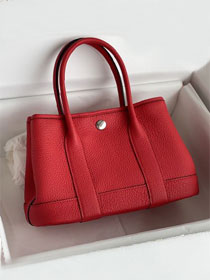 Hermes original negonda leather mini garden party 23 bag HG0023 red