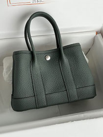 Hermes original negonda leather mini garden party 23 bag HG0023 vert amande