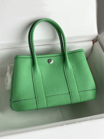 Hermes original negonda leather mini garden party 23 bag HG0023 vert comics
