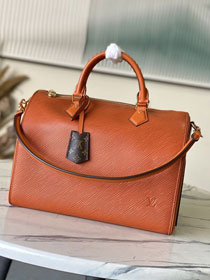 Louis vuitton original epi leather soft speedy 30 M25915 brown