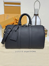 Louis vuitton original calfskin keepall 35 M15249 black