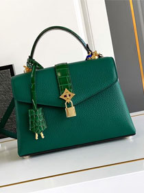 Louis vuitton original calfskin rose des vents pm handbag m86012 green