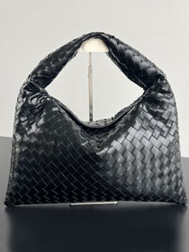 BV original calfskin medium hop bag 796262 black