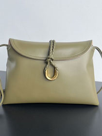 BV original calfskin medium liberta bag 806034 seaweed