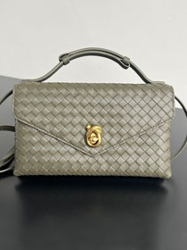 BV original lambskin knot lock bag 817191 cypress