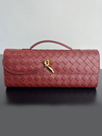 BV original lambskin andiamo long clutch 741511 sapele