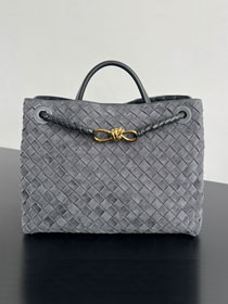 BV original suede small andiamo 743568 graphite