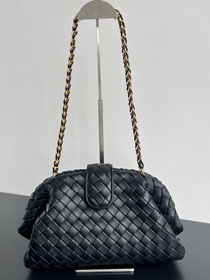 BV original lambskin medium lauren 1980 clutch 785807 black