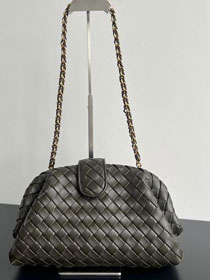 BV original lambskin medium lauren 1980 clutch 785807 dark khaki