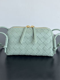 BV original lambskin concert pouch 794258 sage