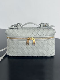 BV original calfskin bang bang vanity case 789109 agate grey