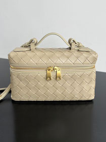 BV original calfskin bang bang vanity case 789109 porridge