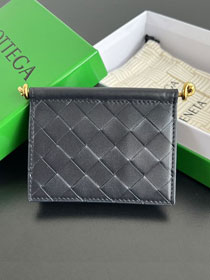 BV original calfskin solstice business card case 810596 