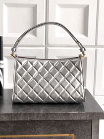 CC original lambskin shoulder bag AS6045 silver