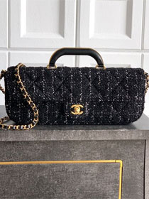 CC original tweed clutch AS5807 black