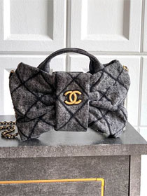 CC original denim small handbag AS5849 black