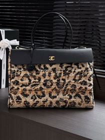 CC tweed large shopping bag AS6289 black